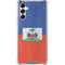 Haitian Flag Distressed Galaxy A14 5G Clear Case